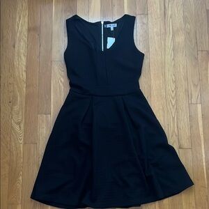 Jennifer Lopez Black Sleeveless A-Line Dress